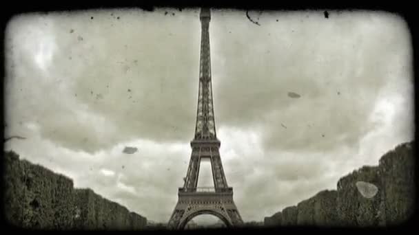 Time Lapse Della Torre Eiffel Parigi Tutto Suo Splendore Mentre — Video Stock