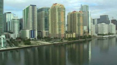 Otel ve apartmanlar Miami Hava bir çekim.