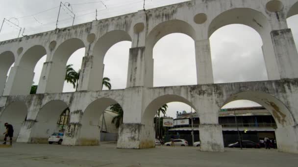Pan Arcos Lapa Río Janeiro Brasil — Vídeo de stock