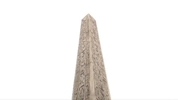 Tilt Lövés Luxor Obeliszk Place Concorde Paris Obeliszk Volt Egyszer — Stock videók