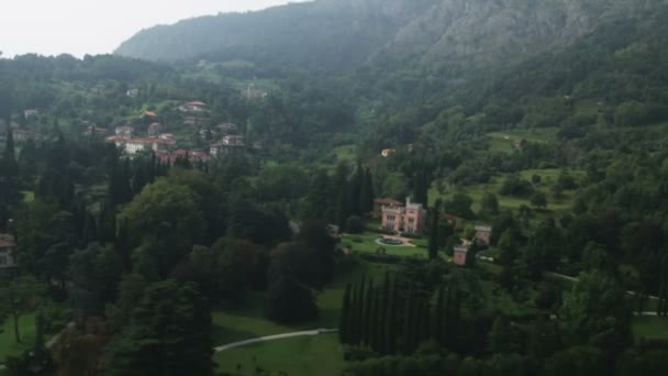 Lake Como Yakınındaki Talyan Kırsal Hava Atış — Stok video