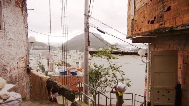 Rio Janeiro Brasil Junio 2013 Dolly Cámara Lenta Disparado Dentro — Vídeo de stock