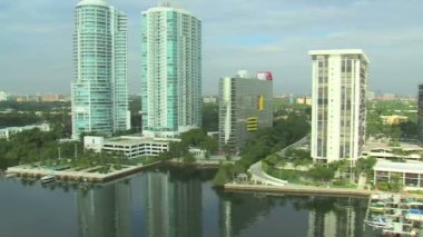 Otel ve apartmanlar Miami Hava bir çekim.