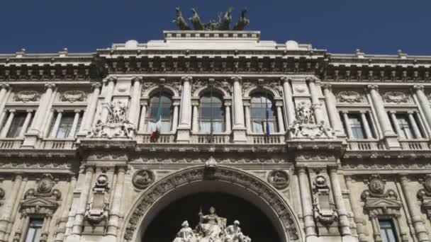 Roma Itália Circa Maio 2012 Inclinar Para Baixo Tiro Edifício — Vídeo de Stock