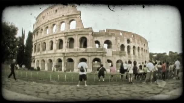 Roma Italia Circa Maggio 2012 Statica Del Colosseo Romano Questo — Video Stock