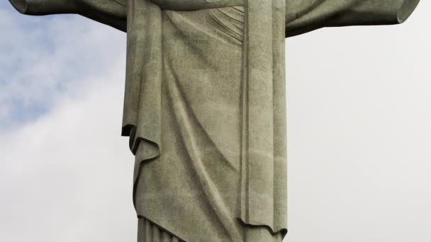 Rio Janeiro Brazilië Omstreeks Juni 2013 Standbeeld Van Christus Top — Stockvideo