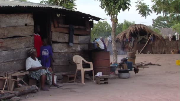 Afrique Kenya Circa Août 2010 Plan Moyen Maison Cabane — Video