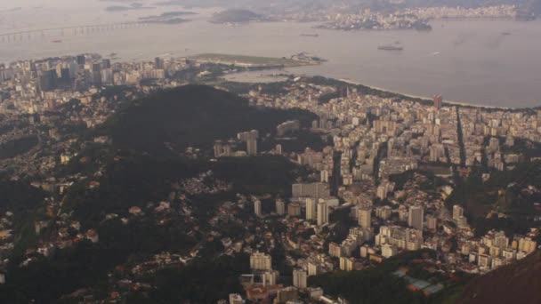Tava Aeriană Din Rio Janeiro Brazilia Dintr Elicopter Care Zboară — Videoclip de stoc