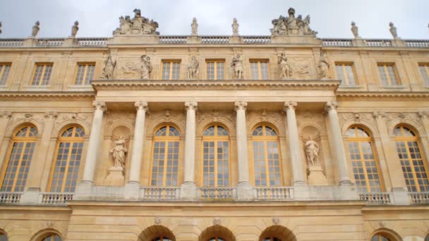 Kral Yatak Odasında Chateau Versailles Fransa Dışına Timelapse — Stok video