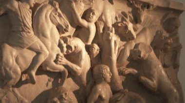 Bir atış bir ev İtalya mermer scultpures aşağı kaydırma.