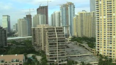 Otel ve apartmanlar Miami Hava bir çekim.