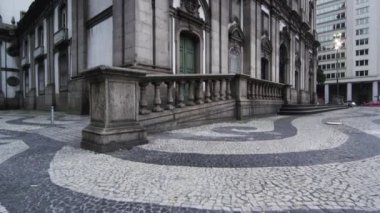 Bir eski, tarihi Rio de Janeiro, Brezilya binanın atış devirme