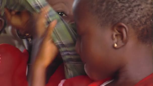 Africa Kenya Circa Agosto 2010 Primo Piano Dei Bambini Classe — Video Stock