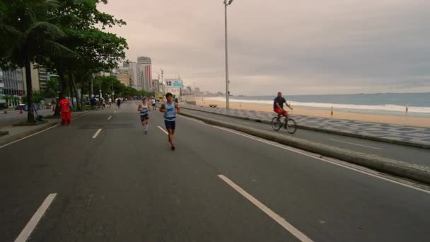 Rio Janeiro Brazília Június 2013 Lassú Mozgás Dolly Szemcsésedik Ból — Stock videók