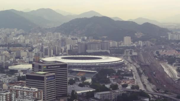 Rio Janeiro Brasil Junho 2013 Panela Aérea Diurna Rio Janeiro — Vídeo de Stock