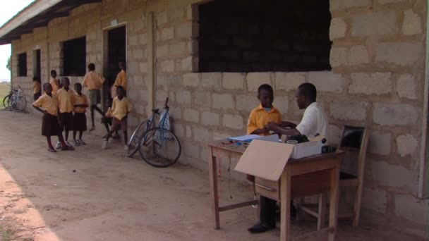 Afryki Kenia Circa Sierpnia 2010 Zdjęcie Budynku Szkoły Dzieci — Wideo stockowe