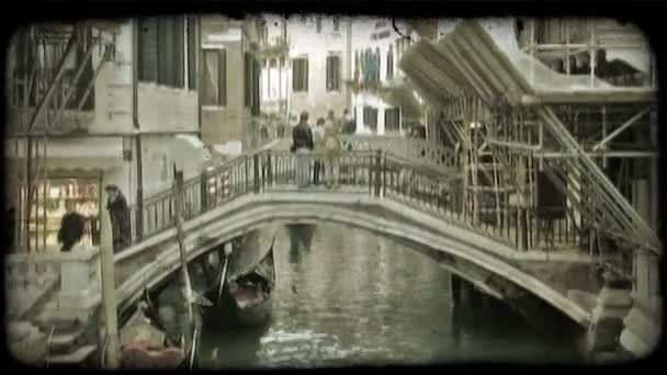Venise Italie Circa Mai 2012 Les Gens Marchent Sur Pont — Video