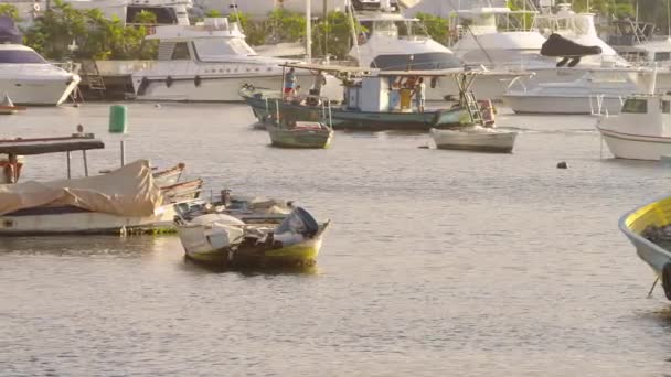 Zatoka Guanabara Rio Janeiro Czerwca 2013 Pan Marina Rio Janeiro — Wideo stockowe