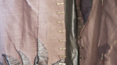 Süslü ceket atış kapatın