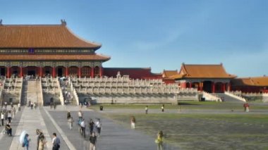 Çin'de karmaşık Yasak Şehir'in geniş hızlandırılmış
