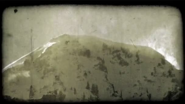 Nieve Fría Hielo Derivan Cima Punta Montaña Nevada Las Montañas — Vídeos de Stock