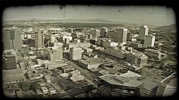 Tiro Aéreo Sobre Edifícios Centro Cidade Salt Lake City Utah — Vídeo de Stock