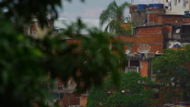 Vista Sobre Condominios Residenciales Rio Janeiro Brasil — Vídeo de stock