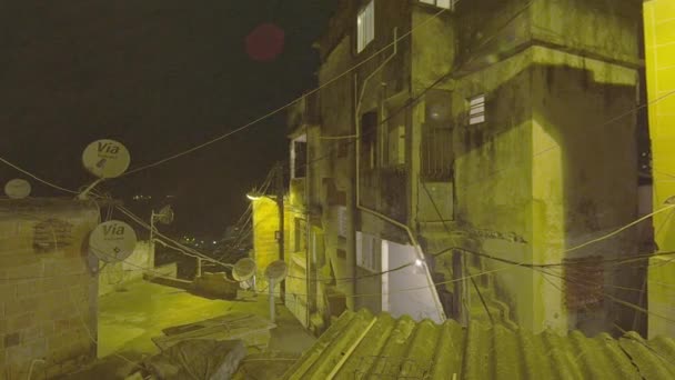 Rio Janeiro Brasil Juni 2013 Pijar Lensa Panci Rumah Favela — Stok Video