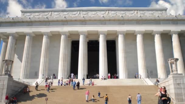 Вашингтон Округ Колумбия Сша Circa 2013 Задержка Времени Снимка Мемориала — стоковое видео