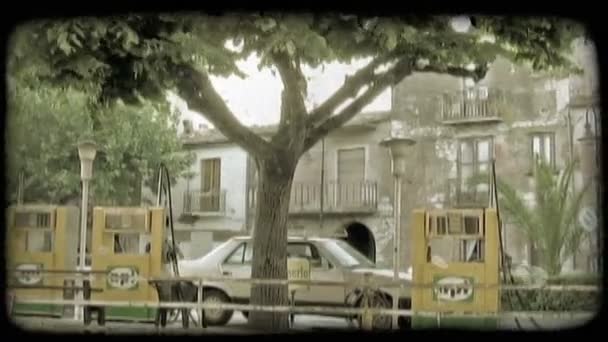 이탈리아 2012년 이탈리아 마을에서 건물의 빈티지 양식에 일치시키는 비디오 — 비디오