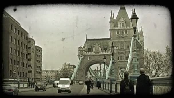 Londres Reino Unido Circa Octubre 2011 Gente Camina Largo Calle — Vídeo de stock