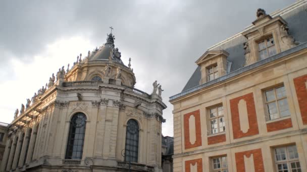 Calendário Exterior Chapelle Royale Capela Real Versalhes França — Vídeo de Stock