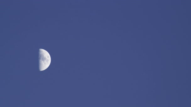 Imagini Statice Jumătate Lună Cer Albastru — Videoclip de stoc