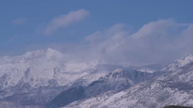 karlı dağ manzarası Utah kadeh