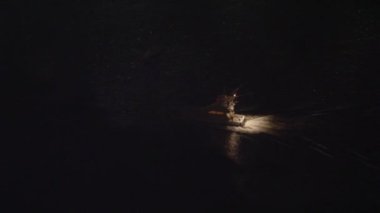 Gece Rio, Brezilya uysal okyanusta tekne