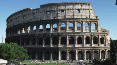 Roma Kolezyum İtalya'nın geniş çekim.