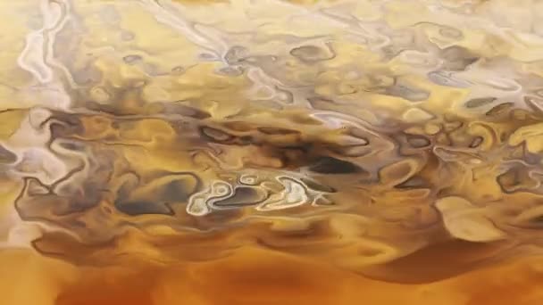 Компьютерная Поверхность Янтарной Металлической Поверхности — стоковое видео
