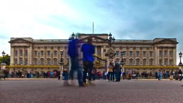 London England Oktober 2011 Spårning Time Lapse Buckingham Palace Från — Stockvideo