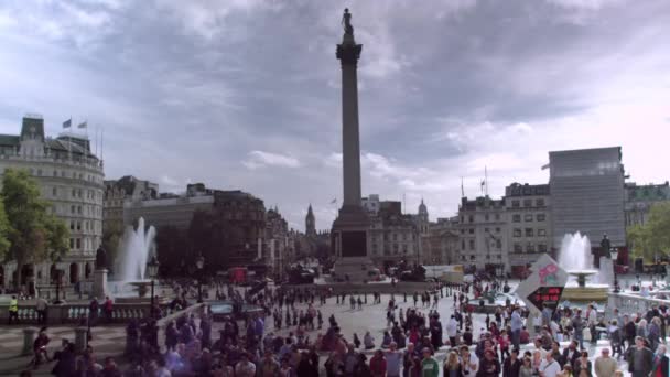 London Verenigd Koninkrijk Circa Oktober 2011 Een Stationaire Shot Van — Stockvideo
