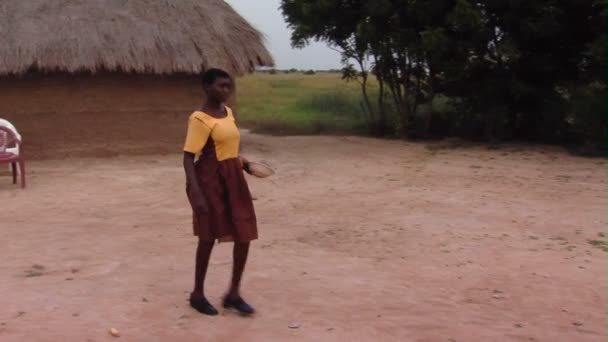 Afrika Keňa Cca Srpen 2010 Öirok Záběr Pan Africké Rodiny — Stock video