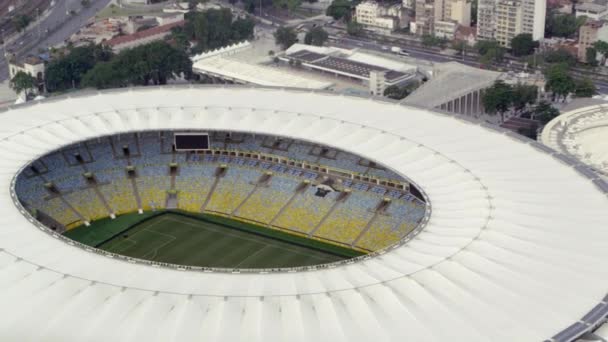 Rio Janeiro Haziran 2013 Maracana Futbol Stadyumunun Görüntüleri Dahil Olmak — Stok video