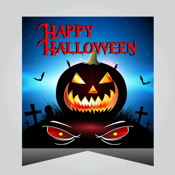 Happy Halloween Social Media Post Design Halloween Party — стоковый вектор