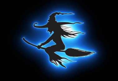 Popüler Bayram Cadılar Bayramı temalı bir sahne