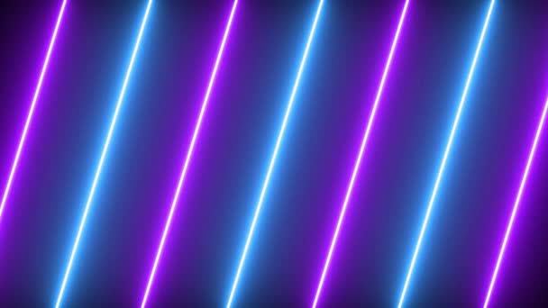 Вісімдесяті Роки Ретро Стиль Сцени Піксельними Лініями Простою Круговою Формою — стокове відео