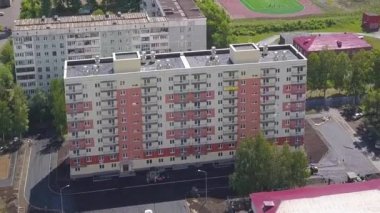 Şehir manzarası yukarıdan unutulmaz ve dikkate değer yerlerdir.