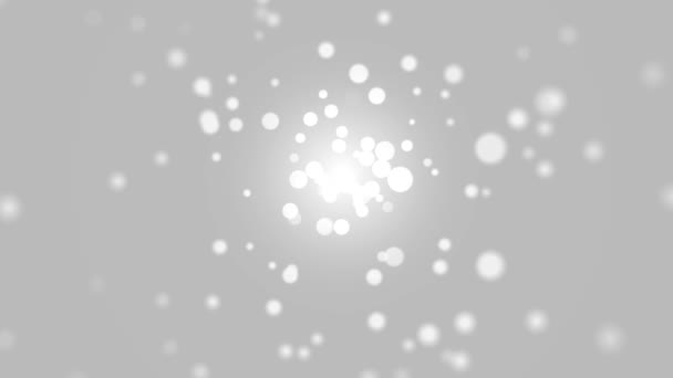 Winter Weihnachten Und Neujahr Hintergrund Aus Luft Und Partikeln — Stockvideo