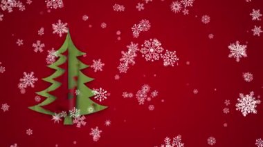 Noel ve yeni yıl tebrik kartı.