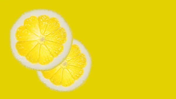 Lemon Citrus Drops Juice — Stock Photo, Image