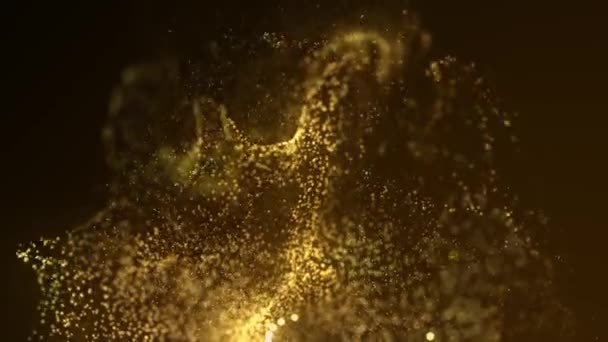 Sparks Particles Fire Smoke Background — Stockvideo