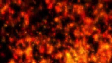 Ateş ve dinamik duman bulutları